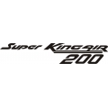 Beechcraft Super King Air 200 Aircraft Decal,Sticker!